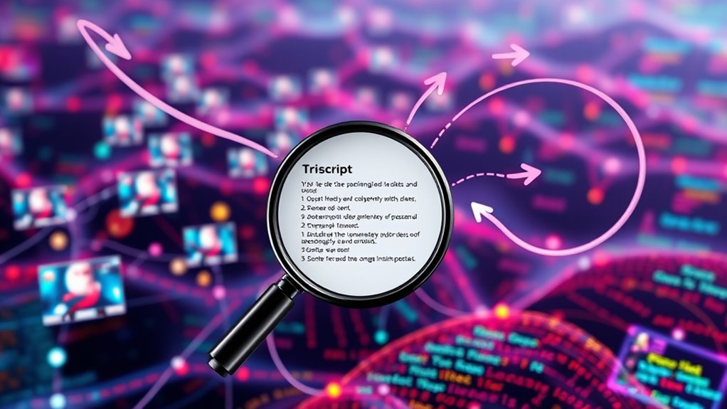 on page video text indexing